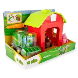 Конструктор John Deere Kids Игровой набор-конструктор John Deere Kids Собери трактор с загоном (47210) Збери трактор із загоном