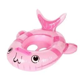 Надувний матрац Mic з ніжками РИБКА Pink (BT-IG-0094) (296787)