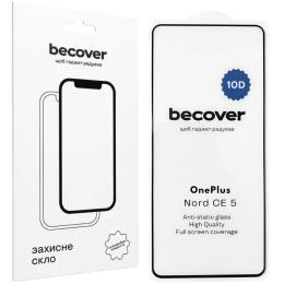 Захисне скло BeCover 10D для OnePlus Nord CE 5 Black (715935)