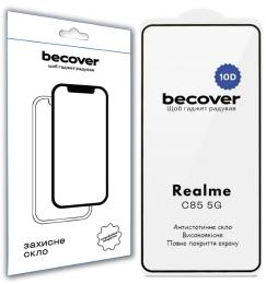 Захисне скло BeCover 10D для Realme C85 5G Black (715140)