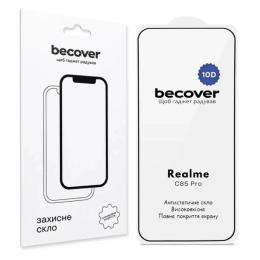 Захисне скло BeCover 10D для Realme C85 Pro Black (715705)