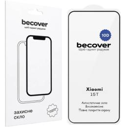 Захисне скло BeCover 10D для Xiaomi 15T Black (715708)