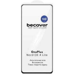 Захисне скло BeCover 10D для OnePlus Nord CE 4 Lite Black (715712)