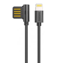 Дата-кабель Remax Rayen RC-075i 1m USB(тато) - Lightning(тато) Black