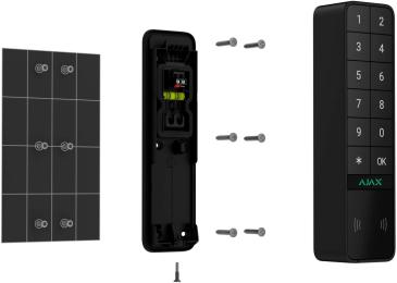Клавіатура для сигналізації Ajax KeyPad Outdoor Jeweller Graphite
