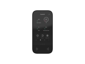 Клавіатура для сигналізації Ajax KeyPad TouchScreen Jeweller Black