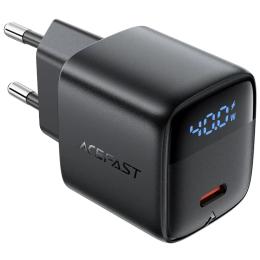 Адаптер живлення для телефона Acefast A135 Black 40W GaN (1USB-C)