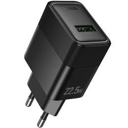 Адаптер живлення для телефона Hoco CS111A Lounge Black 22.5W (1USB-C)