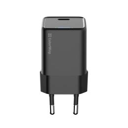 Адаптер живлення для телефона ColorWay GaN Mini 25W PD Port PPS USB-C Black (CW-CHS052PD-BK)