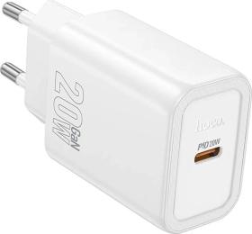 Адаптер живлення для телефона Hoco N60 Gentle White 20W