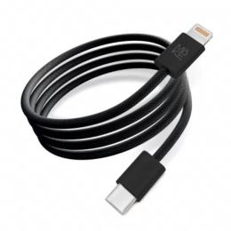 Дата-кабель Make Type-C (тато) to Lightning (тато) 30W 1м Black (MCB-LN1BK)