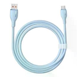 Дата-кабель Baseus Pudding Series Fast Charging Cable USB (тато) to Type-C (тато) 100W 1.2m Blue (P10355703311-00)