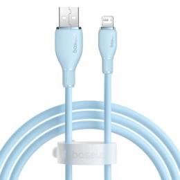 Дата-кабель Baseus Pudding Series Fast Charging Cable USB (тато)  -  Lightning (тато) 2.4A 1.2m Blue (P10355700311-00)