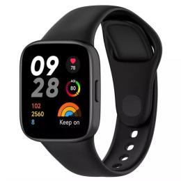 Ремінець для смарт-годинника BeCover для Xiaomi Redmi Watch 3 Black (710962)