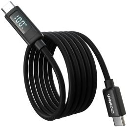 Дата-кабель Choetech PD100 Вт USB-C (тато) - USB-C (тато) 1,2 м Black (XCC-1064)