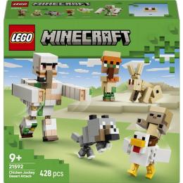 Конструктор LEGO (21592) Minecraft Курячий Жокей: атака в пустелі