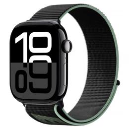 Ремінець для смарт-годинника Blueo Woven Nylon Sport для Apple Watch 38/40/41/42mm (ser.10) Black (00000086662_1)