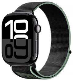 Ремінець для смарт-годинника Blueo Woven Nylon Sport для Apple Watch 42 (ser.1-3)/44/45/46/49mm Black (00000086661_1)