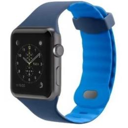 Ремінець для смарт-годинника Belkin Silicon Classic для Apple Watch 38mm Dark Blue (F8W729btC02)