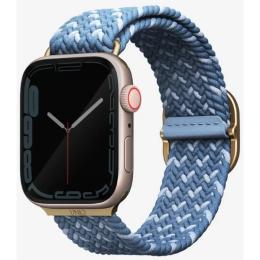 Ремінець для смарт-годинника UNIQ Aspen для Apple Watch 40/38/41mm Series 1/2/3/4/5/6/7/8/9/SE/SE2 Braided Cerulean Blue (8886463679463)