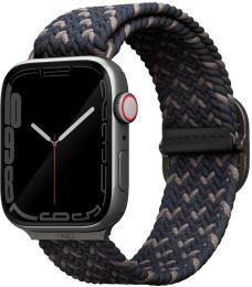 Ремінець для смарт-годинника UNIQ Aspen для Apple Watch 40/38/41mm Series 1/2/3/4/5/6/7/8/9/SE/SE2 Braided Obsidian Blue (8886463679487)