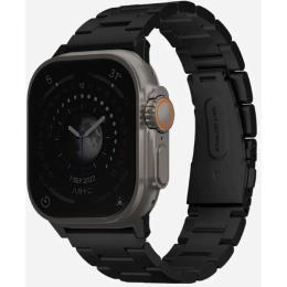Ремінець для смарт-годинника UNIQ Osta для Apple Watch 42/44/45/49mm Series 1/2/3/4/5/6/7/8/9/10/SE/SE2/Ultra/Ultra 2 Midnight Black (8886463684634)