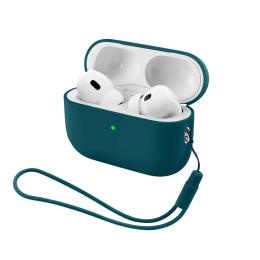 Чохол для навушників ArmorStandart Silicone Case with straps для Apple AirPods Pro 3 Dark Green (ARM91279)
