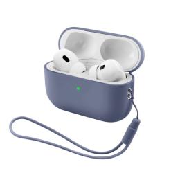 Чохол для навушників ArmorStandart Silicone Case with straps для Apple AirPods Pro 3 Dark Purple (ARM91280)