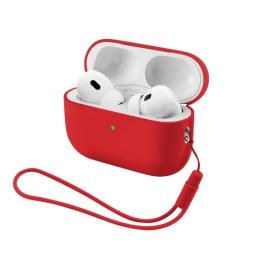 Чохол для навушників ArmorStandart Silicone Case with straps для Apple AirPods Pro 3 Red (ARM91285)