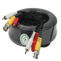 Патч-корд Ritar BNC + DC + AV 40m Black комбінований коаксіальний+живлення+звук