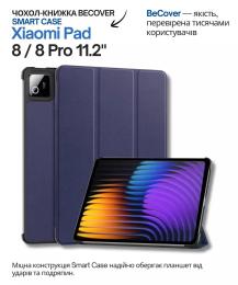 Чохол-книжка для планшета BeCover Smart Case для Xiaomi Pad 8/8 Pro 11.2 Deep Blue (714581)