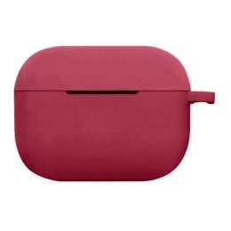 Чохол для навушників EpiK Apple Airpods Pro Silicone Case New with carabine Rose Red
