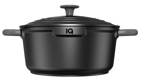 Каструля IQ Be Creative алюмінієва 18 см (1.7 л) Black (IQ-2047-18)