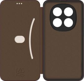 Чохол-книжка MakeFuture Flip для Xiaomi Redmi Note 15 Pro Plus Mocha Brown (MCP-XRN15PPMB)