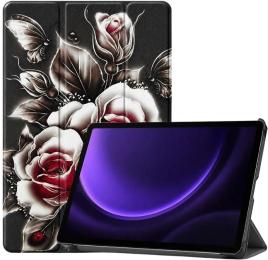 Чохол-книжка BeCover Smart Case для Samsung Galaxy Tab S10 Lite X400/406 10.9 Black Rose (715924)