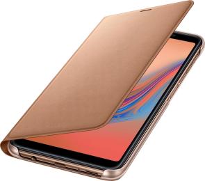 Чохол-книжка Samsung Wallet Cover для Samsung Galaxy A7 2018 A750 Gold (EF-WA750PFEGRU)