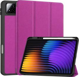 Чохол-книжка для планшета BeCover Flexible TPU Mate з кріпленням для стилусу для Xiaomi Pad 7/7 Pro 11.2 Purple (715618)