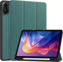Чохол-книжка для планшета BeCover Flexible TPU Mate з кріпленням для стилусу для Xiaomi Redmi Pad 2 11.0 Dark Green (715598)