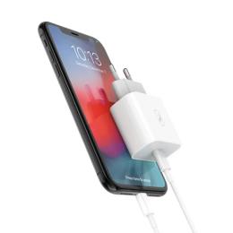 Адаптер живлення для телефона SkyDolphin SC18E White (PD2.0 1USB-С, 3A (MZP-000155))