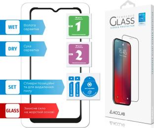 Захисне скло Acclab Full Glue для Realme C21Y Black