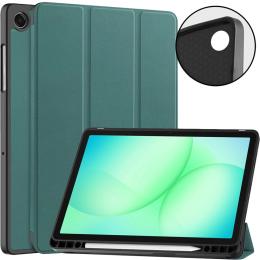 Чохол-книжка для планшета BeCover Flexible TPU Mate з кріпленням для стилусу для Samsung Galaxy Tab A11 SM-X133/X135 Dark Green (715586)