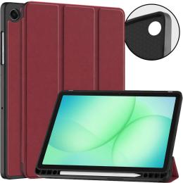 Чохол-книжка для планшета BeCover Flexible TPU Mate з кріпленням для стилусу для Samsung Galaxy Tab A11 SM-X133/X135 Red Wine (715589)
