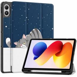 Чохол-книжка для планшета BeCover Flexible TPU Mate з кріпленням для стилусу для Xiaomi Redmi Pad 2 Pro 12.1 Picture Good Night (715612)