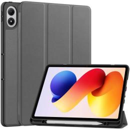 Чохол-книжка для планшета BeCover Flexible TPU Mate з кріпленням для стилусу для Xiaomi Redmi Pad 2 Pro 12.1 Gray (715608)