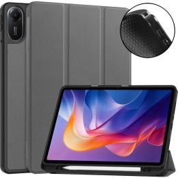 Чохол-книжка для планшета BeCover Flexible TPU Mate з кріпленням для стилусу для Xiaomi Redmi Pad 2 11.0 Gray (715599)