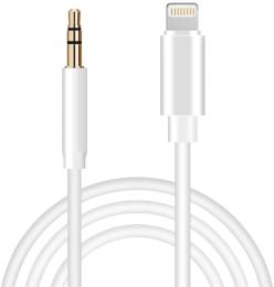 Аудіо-кабель XoKo AUX-001-WH Lightning (тато) - 3.5mm mini jack (тато) White