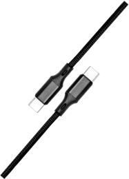 Дата-кабель XoKo SC-230a 1m USB Type C(тато) - USB Type C(тато) Black