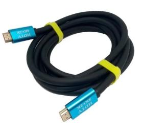 Відео-кабель Merlion 19122 HDMI(тато)HDMI(тато), 3m Gray v2,0, OD-8.2 mm, круглий