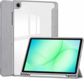 Чохол-книжка для планшета BeCover Soft Edge TPU з кріпленням для стилусу для Samsung Galaxy Tab A11 Plus SM-X236B Gray (715569)