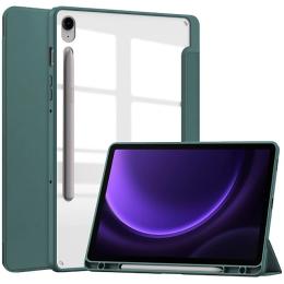 Чохол-книжка для планшета BeCover Soft Edge з кріпленням для стилусу для Samsung Galaxy Tab S10 FE (SM-X520/SM-X526) 10.9 Dark Green (713302)